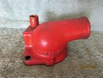 1954-1959 Ford Y-block Thermostat Housing Water Outlet Oem T-bird Fairlane Used. Fixed Price $54.00.